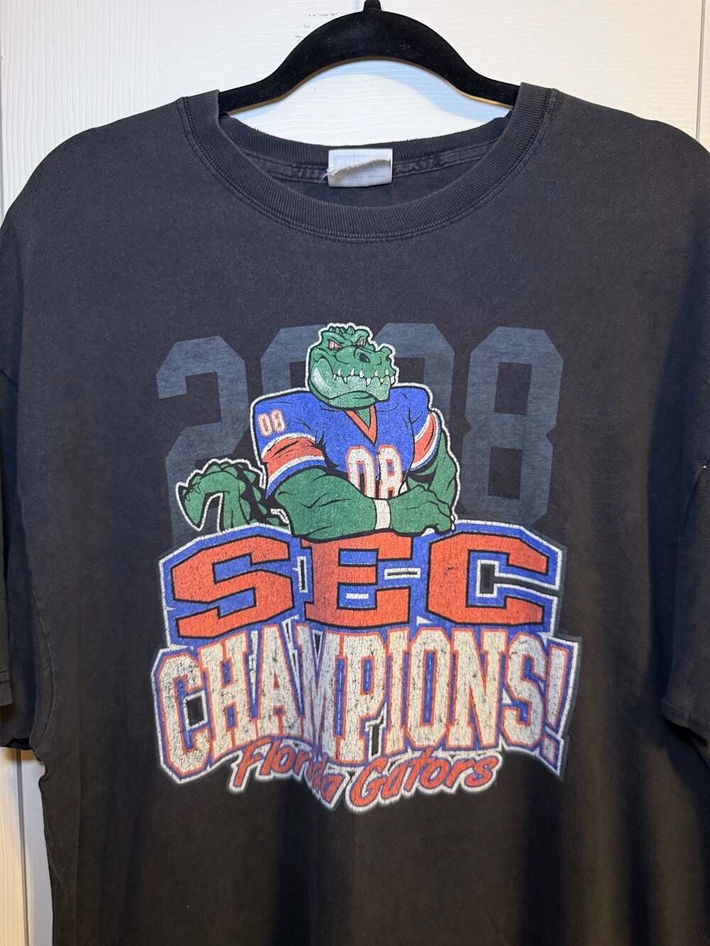 Hanes Florida Gators 2008 SEC Champions T-Shirt Adult XL Black